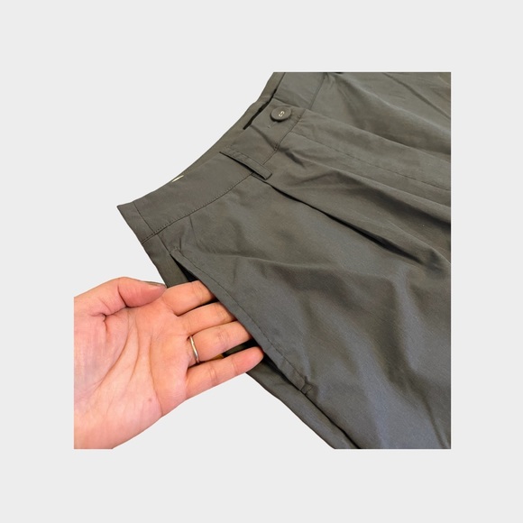 Pretty Little Thing Charcoal Peach Skin Straight Leg Trousers - Picture 5 of 10